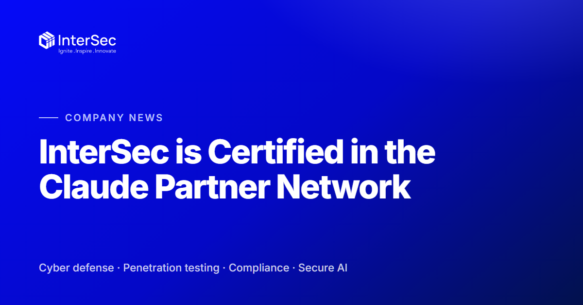 InterSec Is Certified in the Claude Partner Network